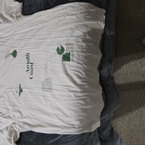 Amalfi Coast Cream & Green Shirt